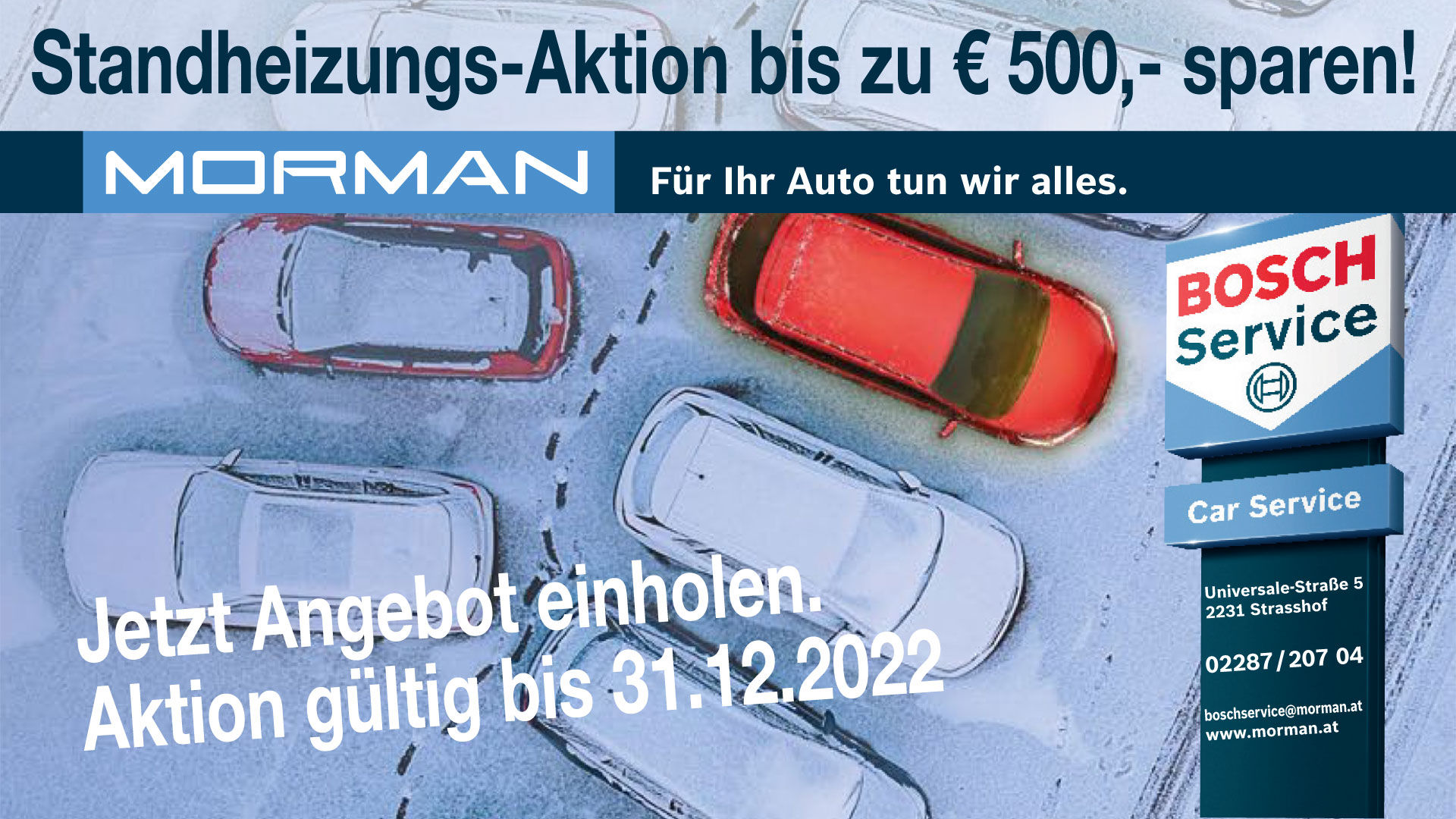 BOSCH MORMAN AKTION: Standheizung bis zu € 500,- Ersparnis!